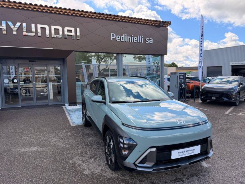 84120 : Hyundai PERTUIS - SA PEDINIELLI - HYUNDAI KONA Creative - KONA II - Vert - Automate sequentiel - Essence / Courant électrique