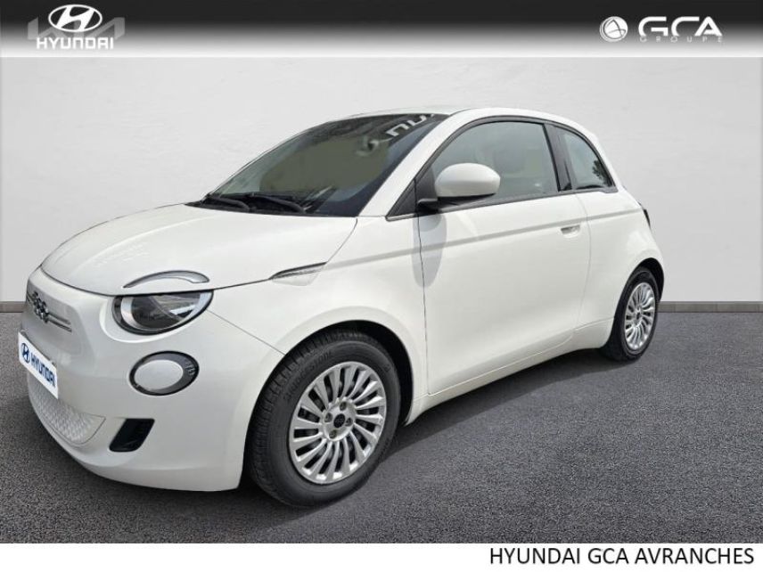 50300 : Hyundai Avranches - GCA - FIAT 500 - 500 - Blanc - Traction - Electrique