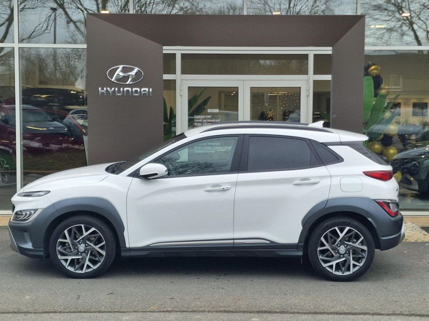 77240 : Hyundai Melun - CAP FOURNIER - HYUNDAI KONA HYBRID Executive - KONA - Blanc - Automate sequentiel - Essence / Courant électrique