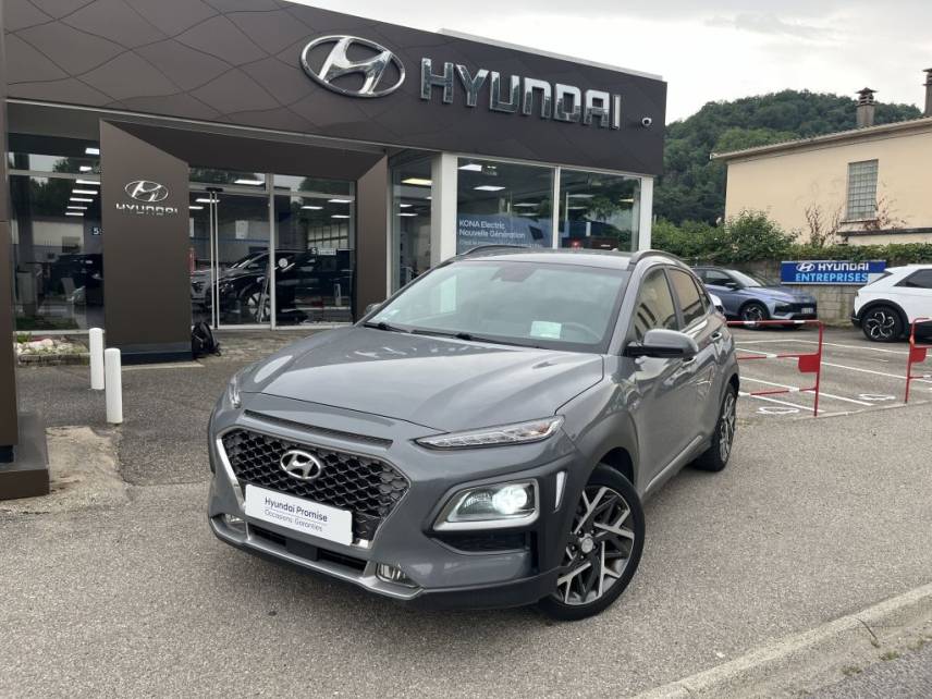 38200 : Hyundai Vienne - Groupe Central Autos - HYUNDAI KONA HYBRID Executive - KONA - Gris - Automate sequentiel - Essence / Courant électrique