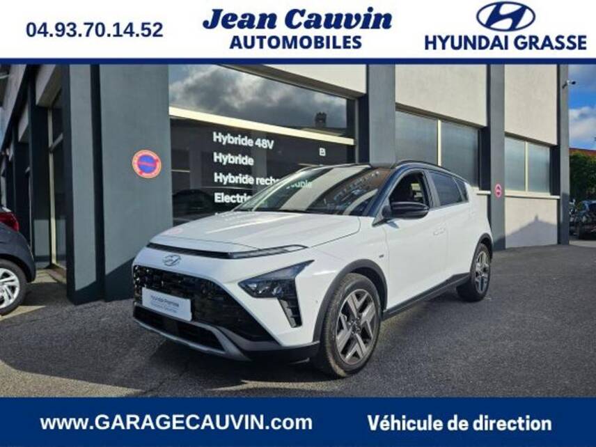 06130 : Hyundai Grasse - Garage Jean Cauvin - HYUNDAI Bayon - Bayon - BLANCHE - Traction - Essence/Micro-Hybride