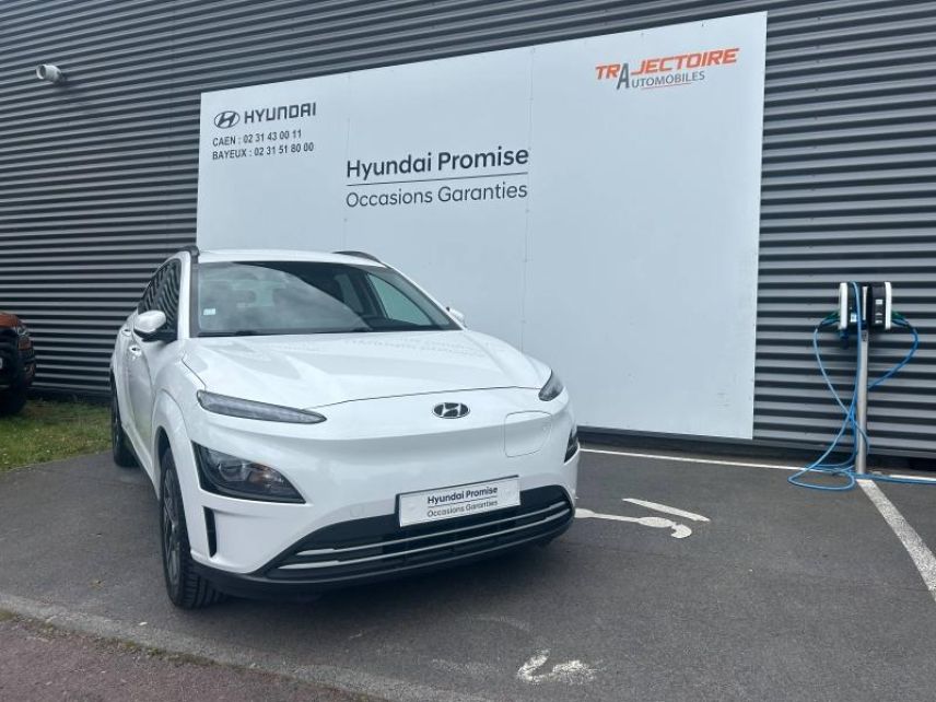 14100 : Hyundai Lisieux - Trajectoire Automobiles - HYUNDAI Kona - Kona - Atlas White Métal - Traction - Electrique