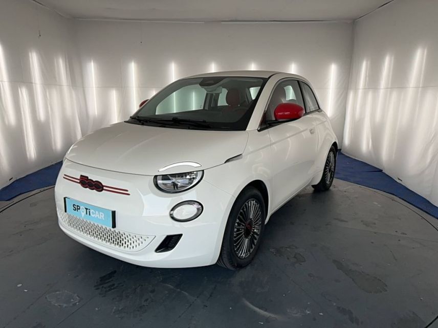 31200 : Hyundai TOULOUSE NORD - AUTO NORD - FIAT 500e BERLINE MY22 SERIE 1 STEP 2 (RED) - 500 III - Blanc - Automate à fonct. Continu - Courant électrique