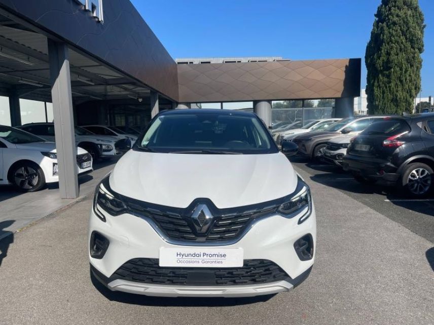 64100 : Hyundai Bayonne - Oceanic Auto - RENAULT Captur - Captur - Blanc Nacré - Traction - Hybride rechargeable : Essence/Electrique