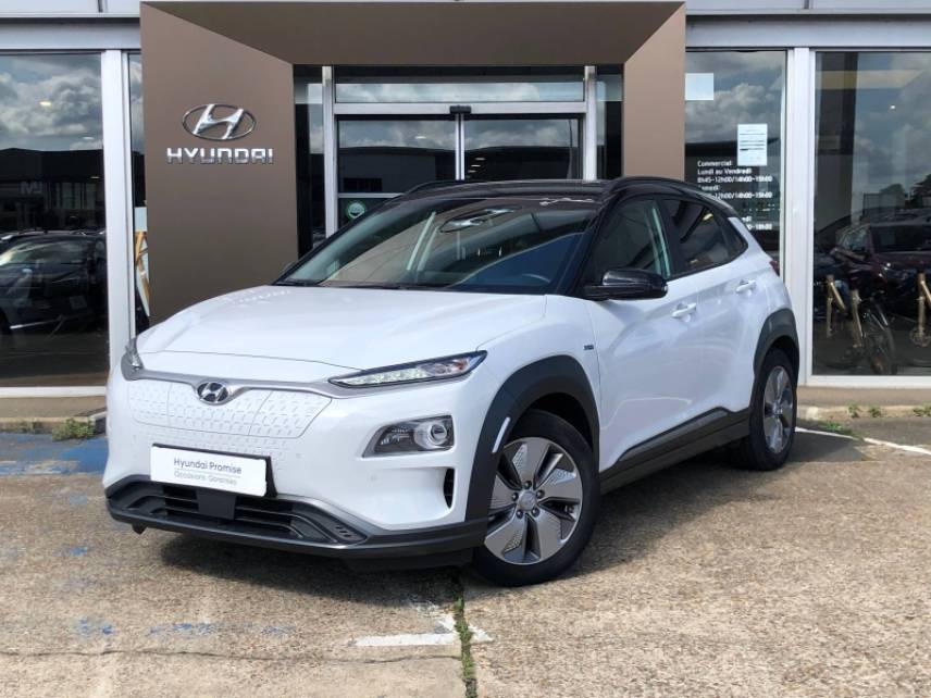 72100 : Hyundai Le Mans - Planet Auto - HYUNDAI Kona - Kona - Chalk White Métal - Traction - Electrique