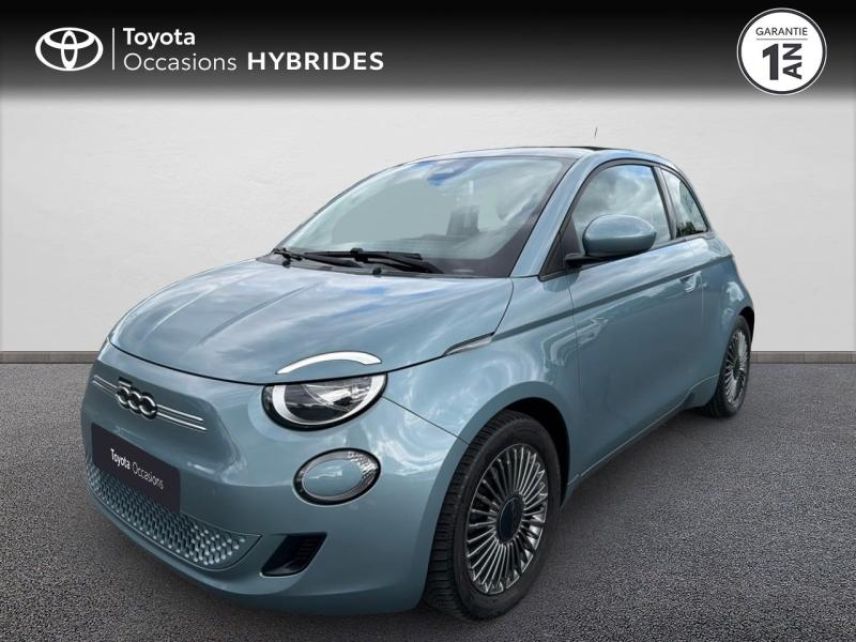 50000 : Hyundai Saint-Lô - GCA - FIAT 500 - 500 - Celestial Blue tri-couche - Traction - Electrique