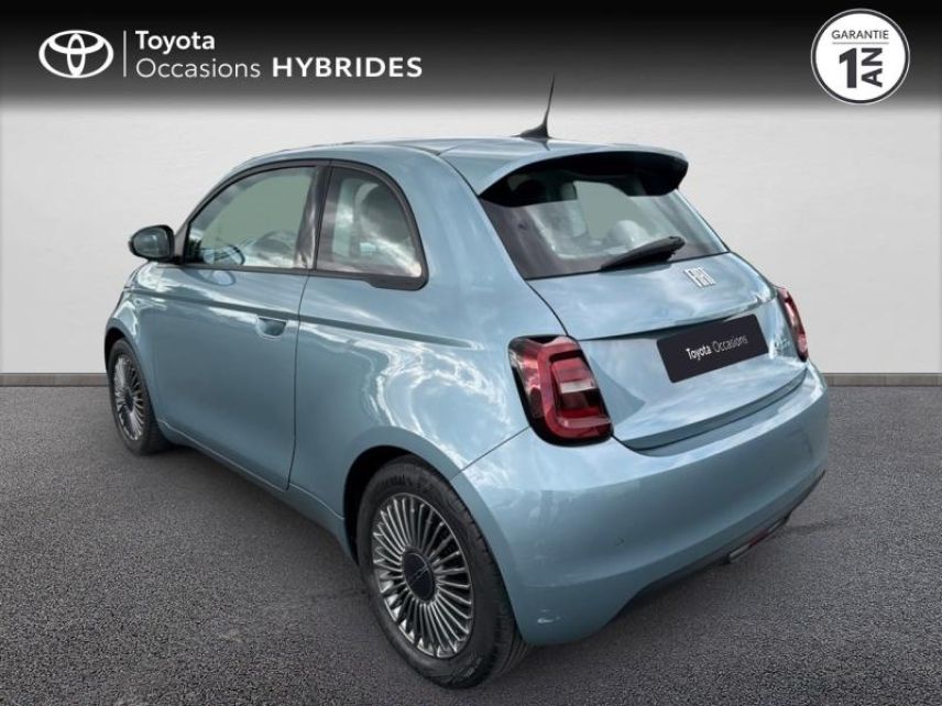 50000 : Hyundai Saint-Lô - GCA - FIAT 500 - 500 - Celestial Blue tri-couche - Traction - Electrique