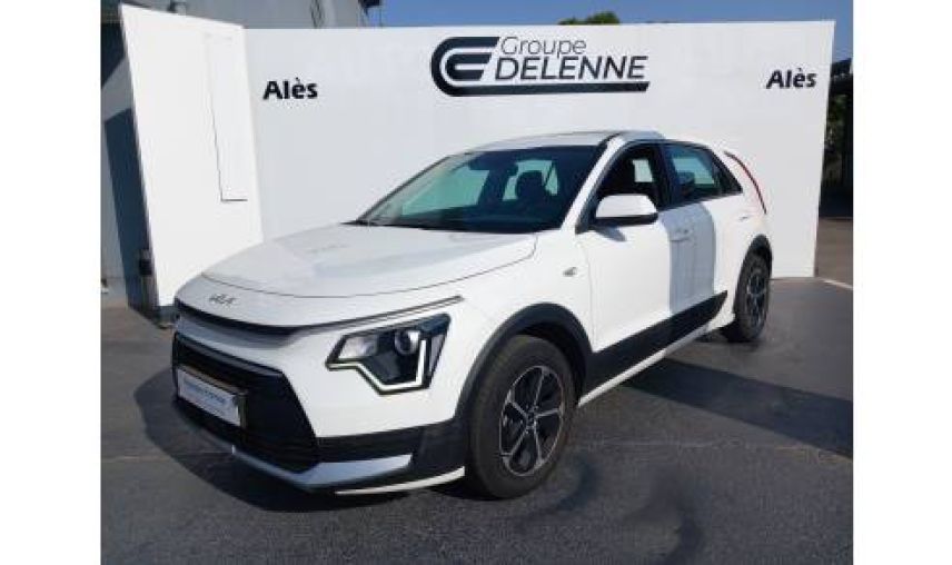 30100 : Hyundai Alès - Auto Hall - KIA NIRO Motion - NIRO II - Blanc - Automate sequentiel - Essence / Courant électrique