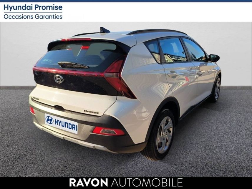 42100 : Hyundai Saint-Etienne - Ravon Automobile - HYUNDAI BAYON Initia - BAYON (03/2021-05/2024) - BLANC - Boîte manuelle - Essence sans plomb