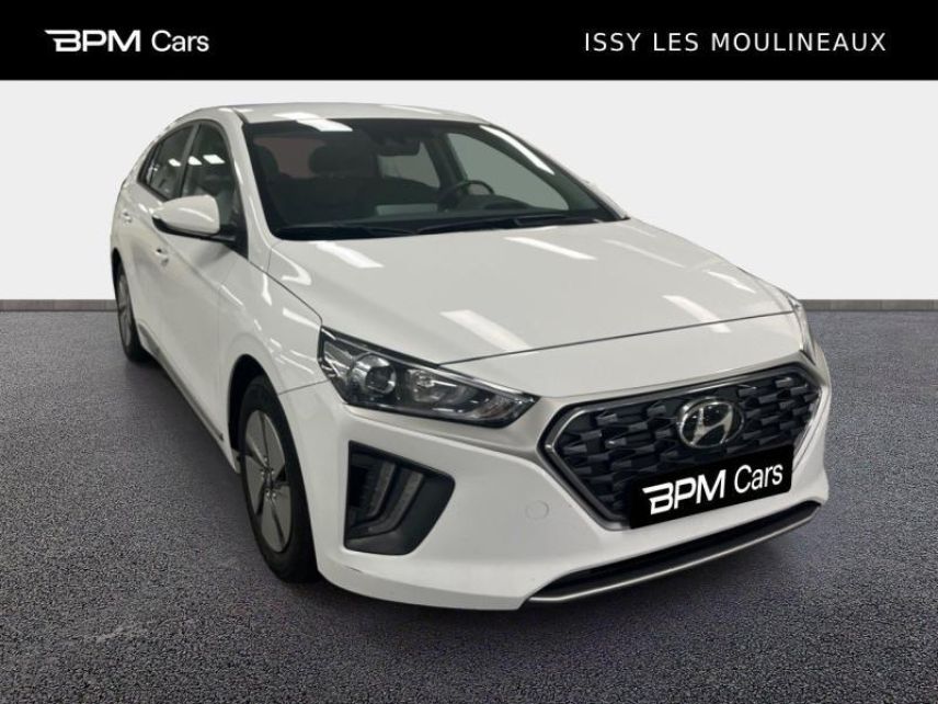 92130 : Hyundai ISSY-LES-MOULINEAUX - BPM Cars - HYUNDAI Ioniq - Ioniq - Blanc - Traction - Hybride : Essence/Electrique