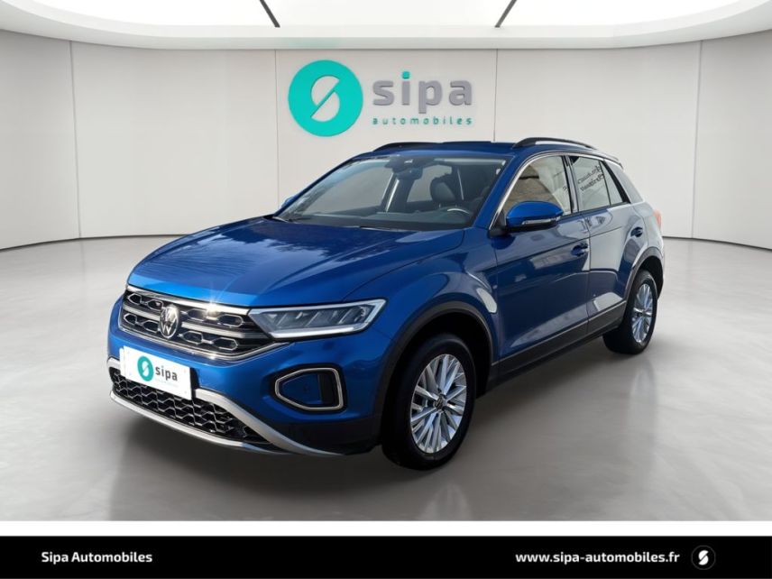 33110 : Hyundai Bordeaux Nord Le Bouscat - Sipa Automobiles - VOLKSWAGEN T-ROC Life - T-ROC - Bleu - Boîte manuelle - Essence sans plomb