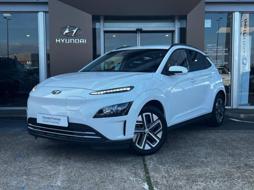 72100 : Hyundai Le Mans - GCH LE MANS - HYUNDAI Kona - Kona - Atlas White Métal - Traction - Electrique