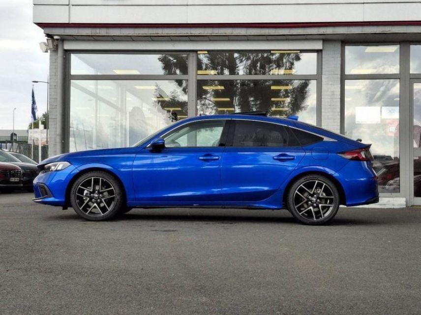 57200 : Hyundai Sarreguemines - Theobald Automobiles - HONDA Civic - Civic - Bleu Cristallin Premium Métallisé - Traction - Hybride : Essence/Electrique