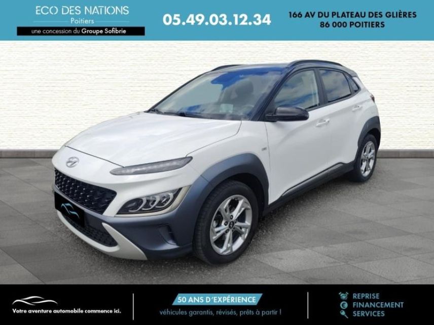 86000 : Hyundai Poitiers - Eco des Nations - HYUNDAI Kona - Kona - Blanc - Traction - Diesel/Micro-Hybride