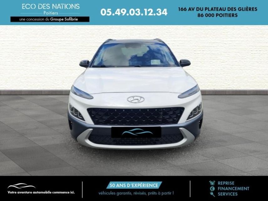 86000 : Hyundai Poitiers - Eco des Nations - HYUNDAI Kona - Kona - Blanc - Traction - Diesel/Micro-Hybride