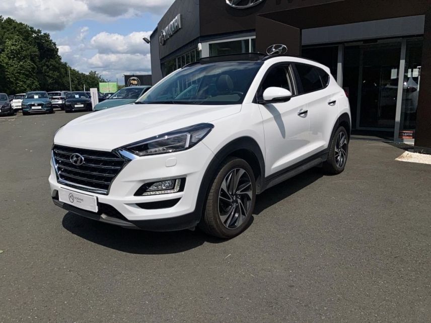 49070 : Hyundai Angers - Oceane Automobiles - HYUNDAI TUCSON Executive - TUCSON III - Blanc - Boîte séquentielle - Diesel