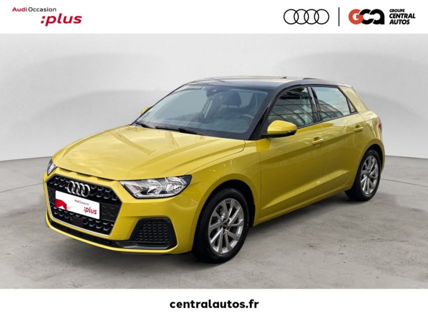 69340 : Hyundai Lyon Ouest - Groupe Central Autos - AUDI A1 SPORTBACK Design - A1 II - Jaune - Automate sequentiel - Essence sans plomb