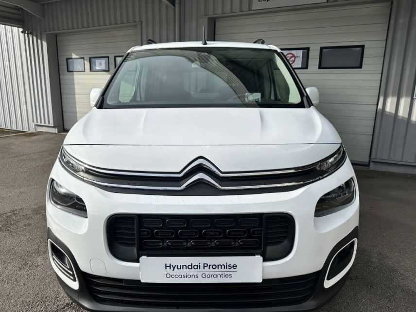 21300 : Hyundai Dijon - Privilège Automobiles - CITROEN BERLINGO Shine - BERLINGO III - BLANC - Boîte automatique - Essence sans plomb