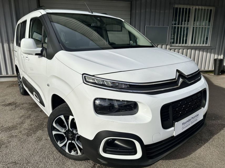 21300 : Hyundai Dijon - Privilège Automobiles - CITROEN BERLINGO Shine - BERLINGO III - BLANC - Boîte automatique - Essence sans plomb