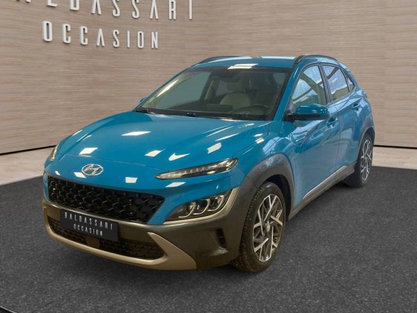 83130 : Hyundai Toulon - Autodif SAS - Groupe BALDASSARI - HYUNDAI KONA HYBRID Executive - KONA - Bleu - Automate sequentiel - Essence / Courant électrique