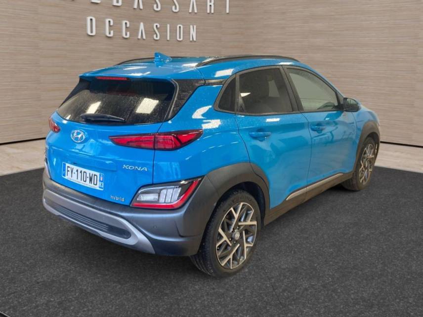 83130 : Hyundai Toulon - Autodif SAS - Groupe BALDASSARI - HYUNDAI KONA HYBRID Executive - KONA - Bleu - Automate sequentiel - Essence / Courant électrique