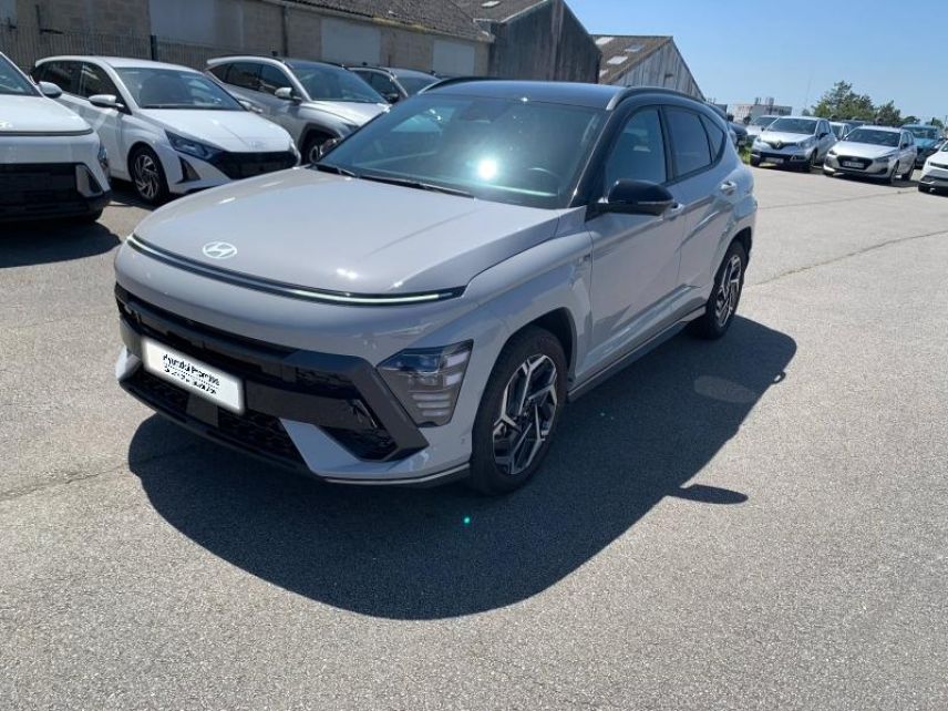 29200 : Hyundai Brest - Iroise Automobiles - HYUNDAI Kona - Kona - Cyber Gray métallisé/Toit/rétros Black - Traction - Hybride : Essence/Electrique