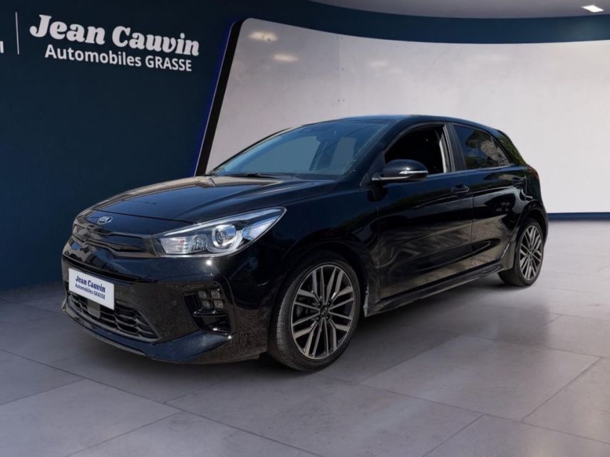 06130 : Hyundai Grasse - Garage Jean Cauvin - KIA RIO GT Line - RIO IV - Noir - Boîte manuelle - Essence sans plomb