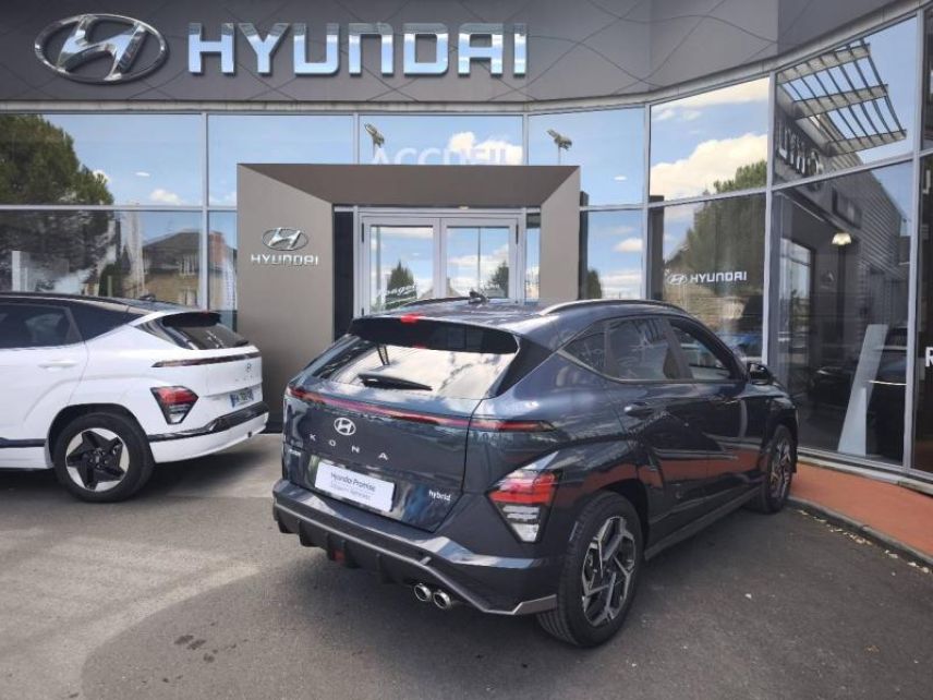 19100 : Hyundai Brive-la-Gaillarde - Garage Pouget - HYUNDAI Kona - Kona - Denim Blue perlé métallisé - Traction - Hybride : Essence/Electrique
