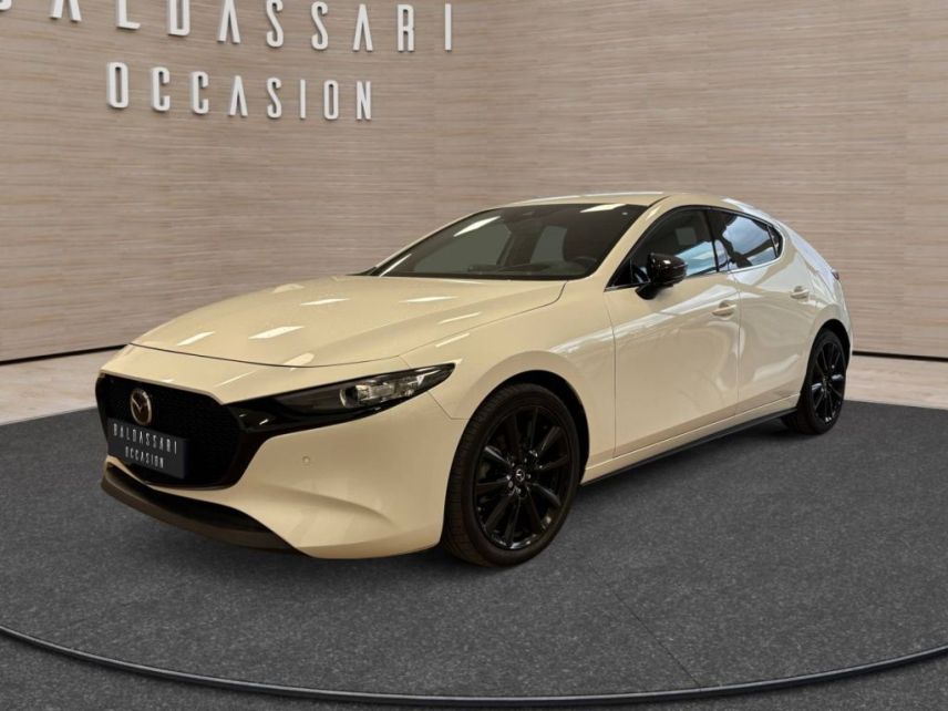 83130 : Hyundai Toulon - Autodif SAS - Groupe BALDASSARI - MAZDA MAZDA3 5 PORTES 2024 Homura - MAZDA3 IV - Blanc - Boîte manuelle - Essence sans plomb