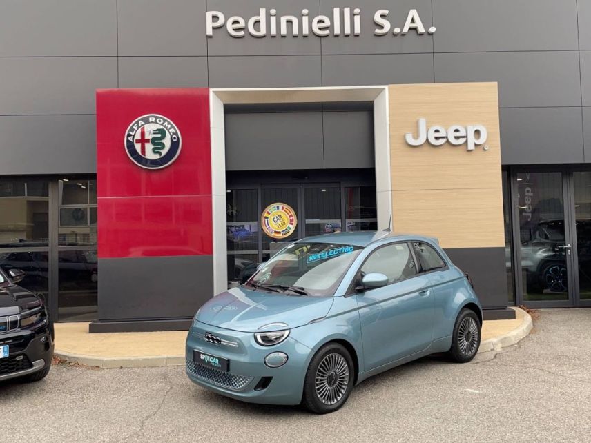 04100 : Hyundai Manosque - Pedinielli - FIAT 500 NOUVELLE Action Plus - 500 III - GLACIER BLUE - Automate à fonct. Continu - Courant électrique