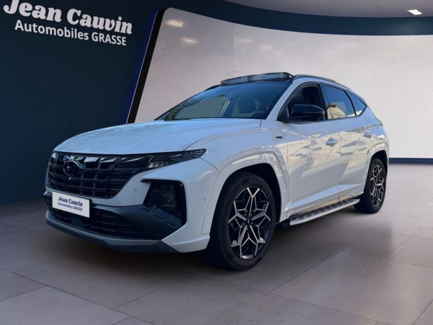 06130 : Hyundai Grasse - Garage Jean Cauvin - HYUNDAI TUCSON N Line Executive - TUCSON IV - Blanc - Boîte automatique - Essence / Courant électrique