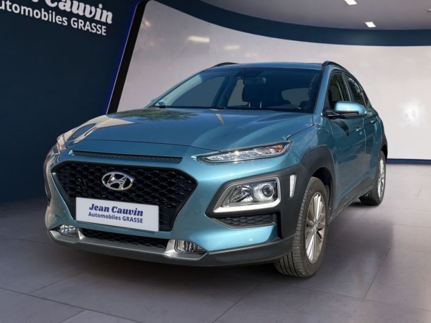 06130 : Hyundai Grasse - Garage Jean Cauvin - HYUNDAI KONA Intuitive - KONA - Bleu - Boîte manuelle - Diesel