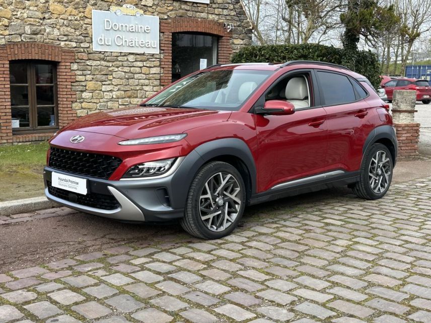 62360 : Hyundai Boulogne-sur-Mer - Garage Du Château - HYUNDAI KONA HYBRID Executive - KONA - Rouge - Automate sequentiel - Essence / Courant électrique