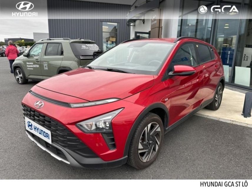 50000 : Hyundai Saint-Lô - GCA - HYUNDAI Bayon - Bayon - Dragon Red Métal - Traction - Essence/Micro-Hybride