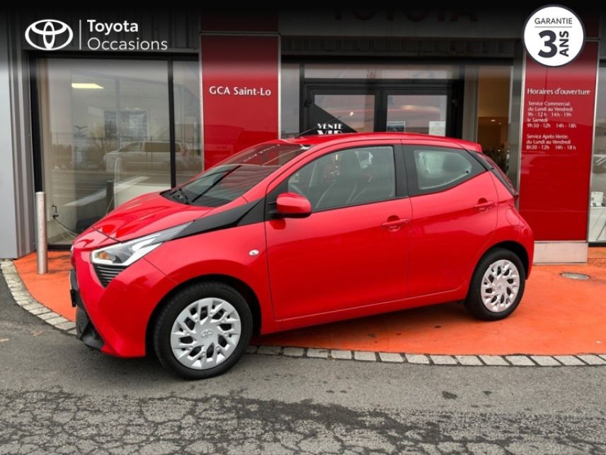 50000 : Hyundai Saint-Lô - GCA - TOYOTA Aygo - Aygo - Rouge Chilien - Traction - Essence