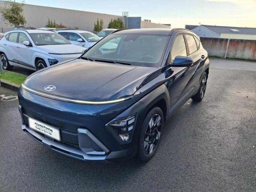 56000 : Hyundai Vannes - Park Lann Automobiles - HYUNDAI Kona - Kona - Denim Blue perlé métallisé - Traction - Hybride : Essence/Electrique