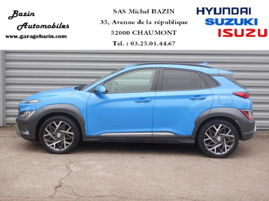 52000 : Hyundai Chaumont - Garage Michel Bazin - HYUNDAI Kona - Kona - Bleu - Traction - Hybride : Essence/Electrique