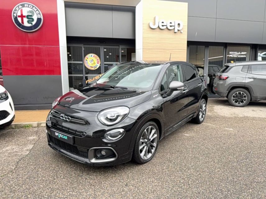 04100 : Hyundai Manosque - Pedinielli - FIAT 500X MY22 Sport - 500X - NOIR - Boîte manuelle - Essence sans plomb