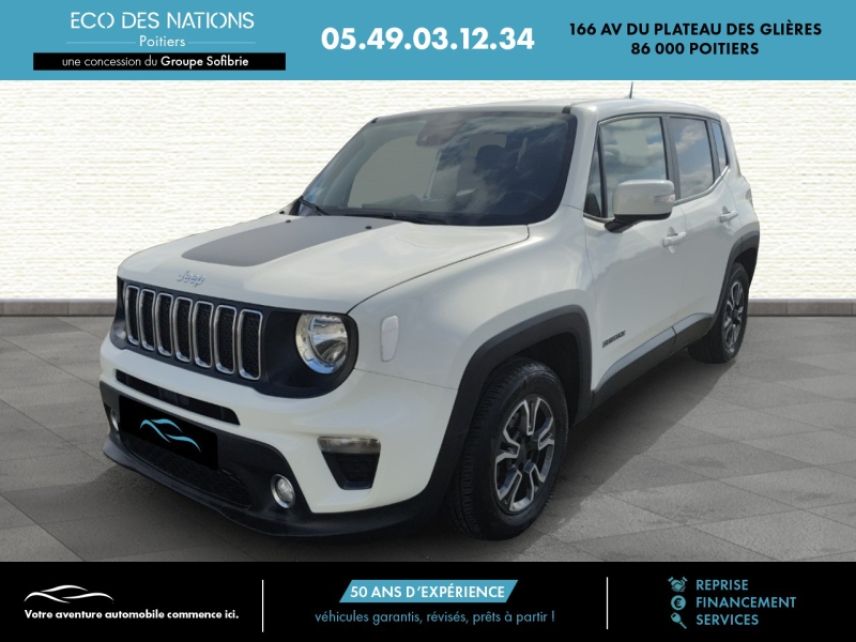 86000 : Hyundai Poitiers - Eco des Nations - JEEP Renegade - Renegade - Blanc - Traction - Diesel