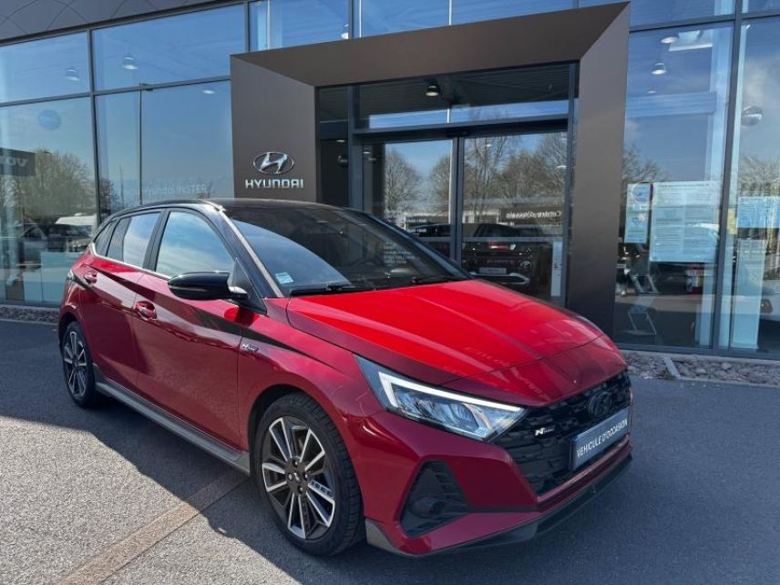 59640 : Hyundai Dunkerque - Europ&#039;Auto - HYUNDAI i20 - i20 - Dragon Red Métal/Toit/rétro Black - Traction - Essence/Micro-Hybride