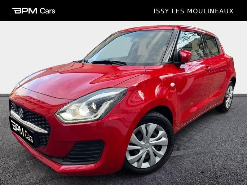 92130 : Hyundai ISSY-LES-MOULINEAUX - BPM Cars - SUZUKI Swift - Swift - Rouge - Traction - Essence/Micro-Hybride