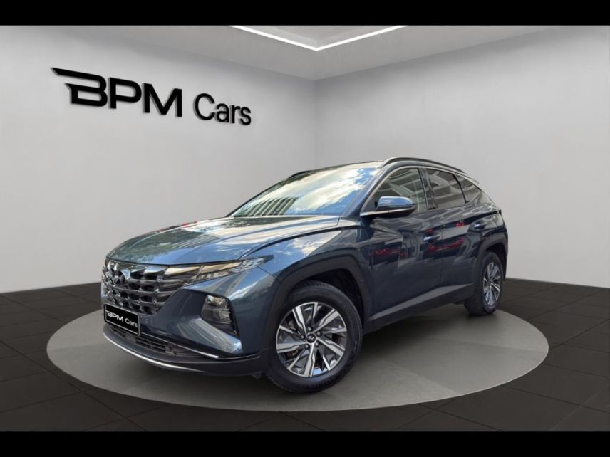 75013 : Hyundai Paris 13 - BPM Cars - HYUNDAI Tucson - Tucson - Teal Blue Métal/Toit/rétros Black - Traction - Hybride : Essence/Electrique