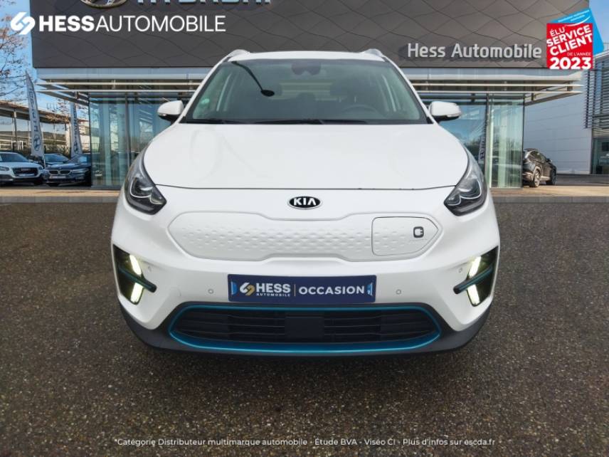 67800 : Hyundai Strasbourg - HESS Automobile - KIA e-Niro - e-Niro - Blanc Celeste - Traction - Electrique