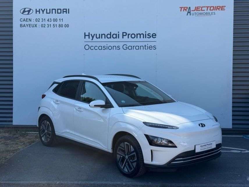 14100 : Hyundai Lisieux - Trajectoire Automobiles - HYUNDAI Kona - Kona - Atlas White Métal - Traction - Electrique