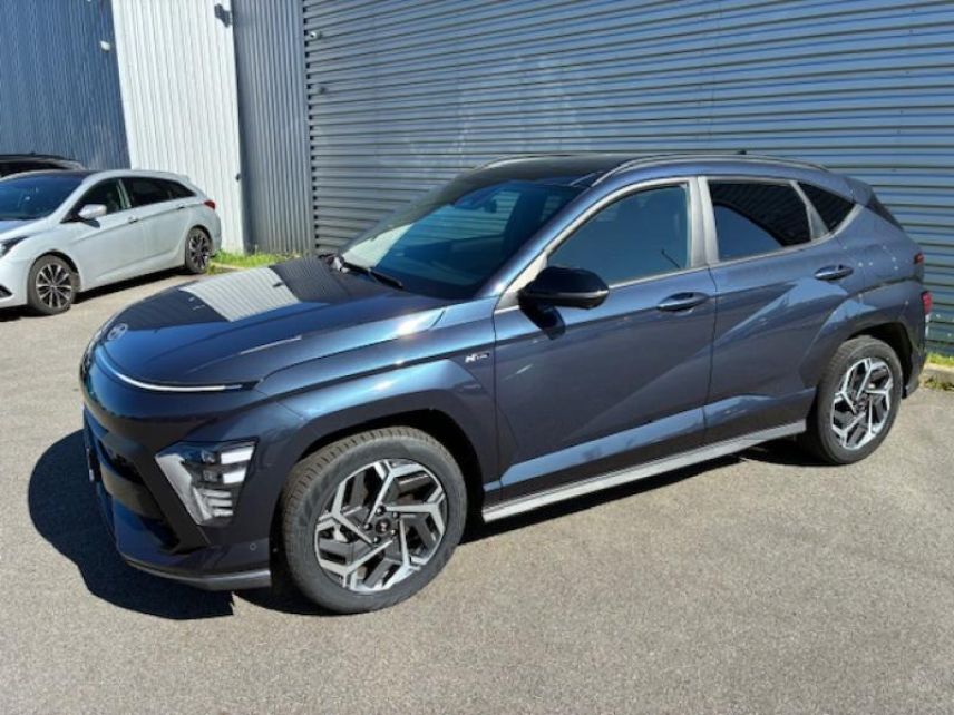 29200 : Hyundai Brest - Iroise Automobiles - HYUNDAI Kona - Kona - Denim Blue perlé métallisé - Traction - Hybride : Essence/Electrique