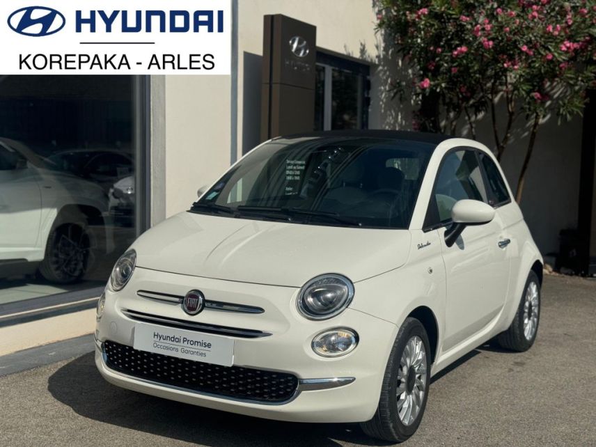 13200 : HYUNDAI Arles - Lexa Automobile - FIAT 500C SERIE 9 EURO 6D-FULL Dolcevita - 500 II - Blanc - Boîte manuelle - Essence sans plomb