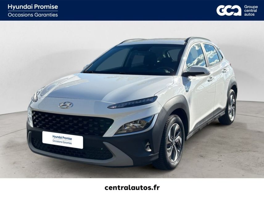 69190 : Hyundai Lyon Sud - Groupe Central Autos - HYUNDAI KONA HYBRID Business - KONA - Blanc - Automate sequentiel - Essence / Courant électrique