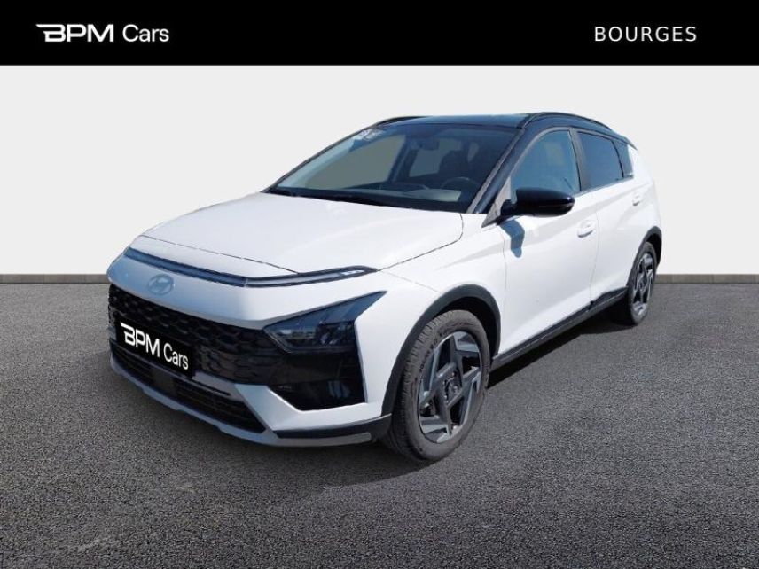 18230 : Hyundai Bourges - BPM Cars - HYUNDAI Bayon - Bayon - Atlas White Métal/Toit+rétros Black - Traction - Essence