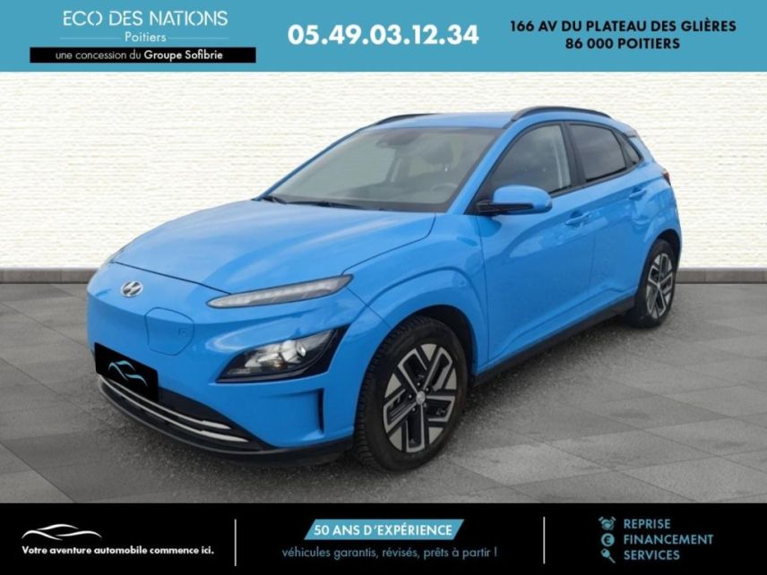 86000 : Hyundai Poitiers - Eco des Nations - HYUNDAI Kona - Kona - Bleu - Traction - Electrique