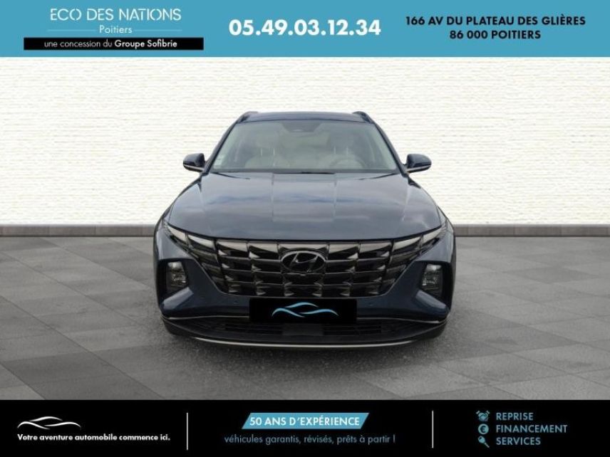 86000 : Hyundai Poitiers - Eco des Nations - HYUNDAI Tucson - Tucson - Bleu fonce - Transmission intégrale - Hybride rechargeable : Essence/Electrique